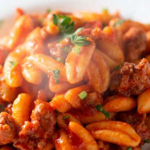 Cavatielli al sugo