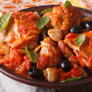 Pollo alla cacciatora alla siciliana