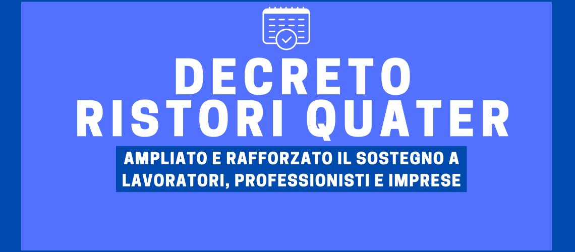 DECRETO Ristori Quater