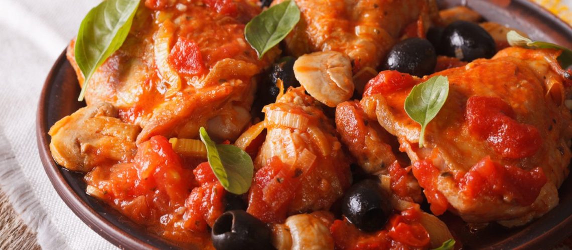 Pollo alla cacciatora alla siciliana